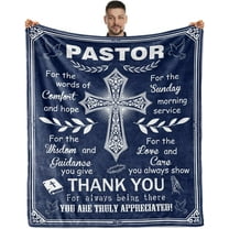 Pastor Gifts, Pastor Gifts for Men, Pastor Gifts, Pastor Appreciation Gifts, A Gift for Pastor, Religious Gifts for Men, Gifts for Pastor Christian Blanket Religious Blanket 60" x 50"
