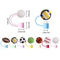 thumbnail image 3 of XKHBDL Silicone Straw Covers Cap Compatible with Stanley, Cute Straw Toppers for Tumblers, Dust-Proof Drinking Straw Caps for Reusable Straws Tips Lids, 3 of 4