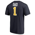 thumbnail image 3 of Men's Navy Denver Nuggets #1 Dad T-Shirt, 3 of 3