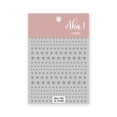 thumbnail image 1 of 1 unidad Y2K Satr Nail Art pegatina pentagrama/estrellas cruzadas diseño de uñas autoadhesivo para mujeres niñas decoración de manicura de lujo 8*10cm #, 1 of 5
