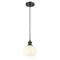 thumbnail image 5 of Innovations Lighting - White Venetian - 1 Light Cord Hung Mini Pendant In Modern, 5 of 7