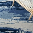 thumbnail image 6 of SAFAVIEH Metro Jessy Camo Runner Rug, Blue/Ivory, 2'3" x 9', 6 of 8