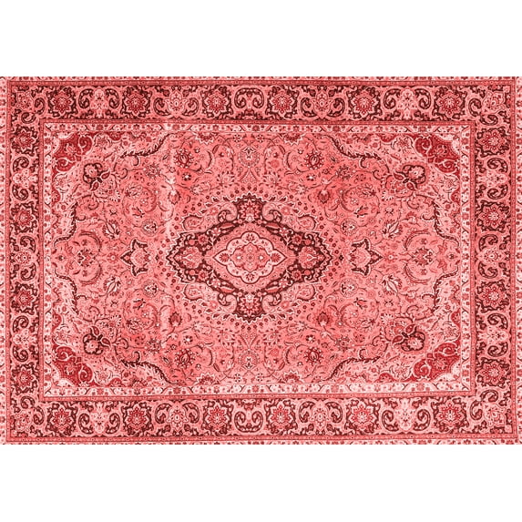 Ahgly Company Indoor Rectangle Persian Red Traditional Area Rugs, 8' x 10'
