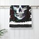 thumbnail image 5 of Balery Watercolor Skull Toalla de Microfibra Premium con Estampado – 27.5x16 pulgadas, Alta Absorción, Suave y Aterciopelada, Secado Rápido, 5 of 6