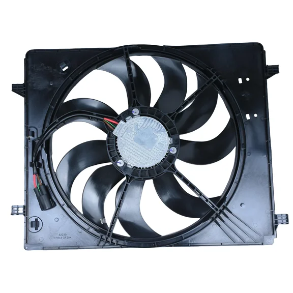 New 670107328 Electric Radiator Fan for 2017 Maserati Ghibli Quattroporte Levante 3.0T V6 Engine