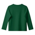 thumbnail image 5 of Blusas y camisas de manga corta con cuello redondo para verano y primavera, moda para niños pequeños, blusa lisa con cuello redondo y manga 3/4 para mujer, blusa de poliéster para niños, 5 of 5