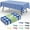 Blue and White, variant on decorUhome 4Pcs Disposable Tablecloth for Rectangular Table, 54x108 Inch Pink and White Checkered Table cover for Party, Birthday, Picnic