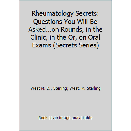Rheumatology Secrets, Used [Hardcover]