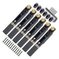 thumbnail image 4 of BELOVING 6 Strings Guitar Bridge Set for Electric Guitar Musical Instrument Accessory Black, 4 of 10