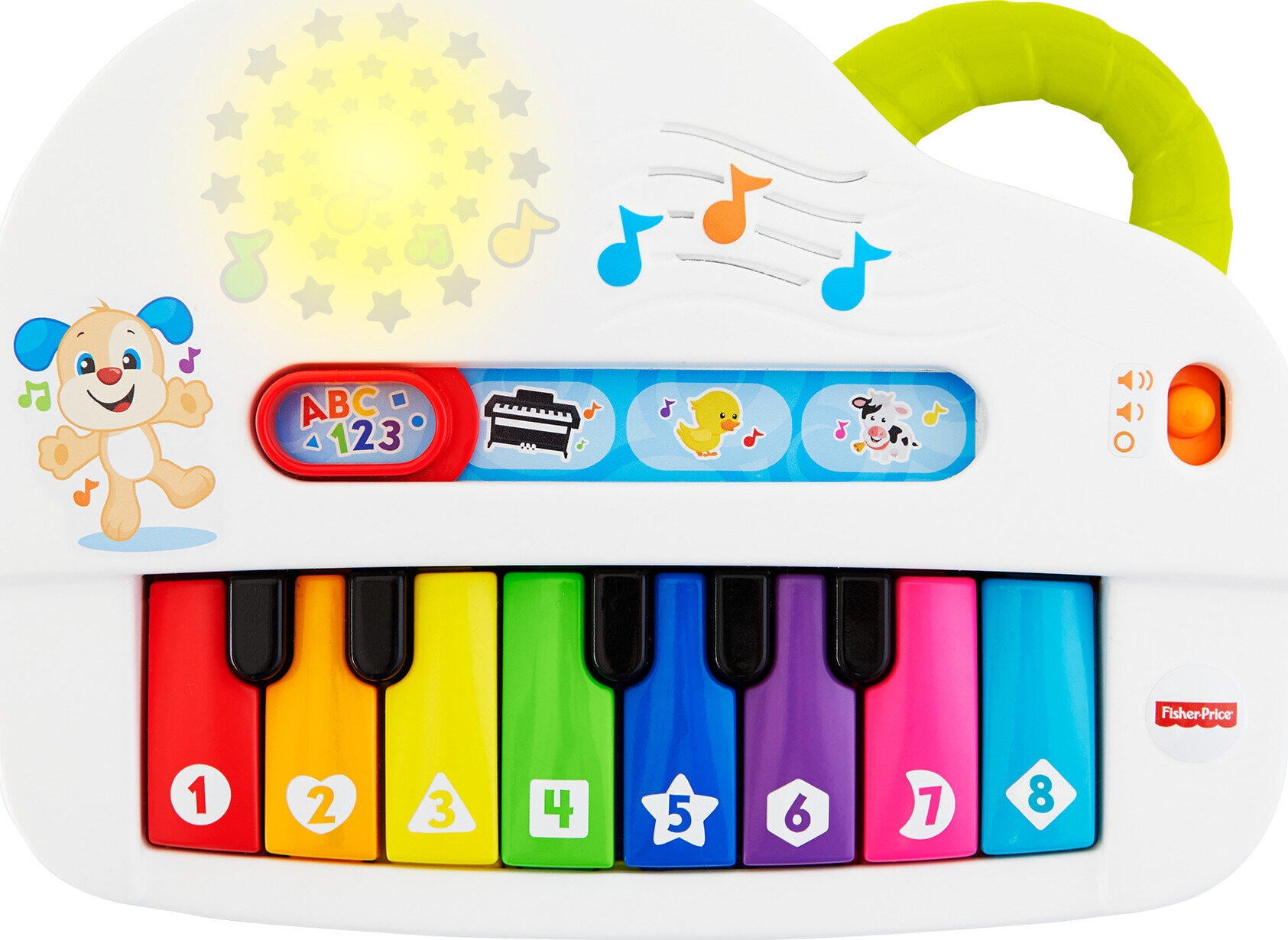 Cualquier algun lado Orden alfabetico Fisher-Price Laugh & Learn Silly Sounds Light-Up Piano Interactive Toy for  Baby & Toddler - Walmart.com