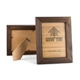 thumbnail image 6 of Rustic Wooden Picture Frames 8x10 - Brown Wenge - Set of 2 - 100% Natural Eco Solid Wood and High Definition Real Glass for Wall Hanging and Tabletop Photo Frame, 6 of 6