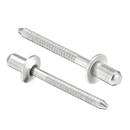 

Uxcell 4.8mm x 8mm 304 Stainless Steel Blind Rivets 25 Pack