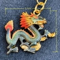 thumbnail image 4 of Polished Keychain Dragon Keychain Polished Long-lasting Decorative Faucet Design Exquisite Key Holder for Good Luck Fade-resistant Comfortable Touch, 4 of 8