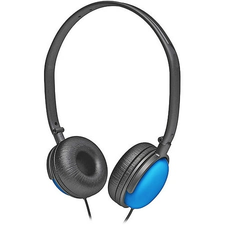Coby Blue DJ Style Stereo Headphones, CV135BLU