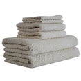 thumbnail image 3 of LUCIA MINELLI  Hardwick Embossed Jacquard Turkish Cotton Bath Towel Set of 6 Off White, 3 of 5