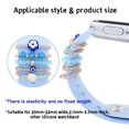 thumbnail image 2 of Smart Watch Pearl Jewelry Decor Accessories Ornament Metal Charms Strap Decorative Ring Bracelet Decoration BLUE, 2 of 8