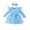 Sky Blue, variant on BLVB Baby Girl Clothes Infant Ruffle Long Sleeve Romper Dress Newborn Solid Skirt Sets Jumpsuit Headband Outfit