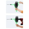 thumbnail image 3 of 65 Manganese Steel Pipe Drain Clog Remover, Handheld Drain Cleaner with 2 to 3 Bends Manual and Electric Drill Modes for Hair, Cloth Strips, Ropes, Plastic Bags, Suitable for 1/2, 3 of 7