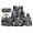 Ball Print, variant on Uorisanigo Ball Print Backpack Set for Boys and Girls Large Capacity Primary School Shoulder Bag with Insulated Lunch Pouch Pencil Case and Water Bottle Bag