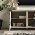 thumbnail image 3 of Woven Paths Farmhouse Barn Door TV Stand for TVs up to 80", Stone Grey, 3 of 21