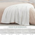 thumbnail image 4 of QZS Cotton Muslin Throw Blanket,51.2x59In Reusable White Lightweight Decorative Cloth,1Pack Durable Breathable Blanket for All Season, 4 of 7