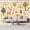 Color 1, variant on Woodland Bears Deer Stylized Trees Forest Muted Peel and Stick Wall Murals 69"H x 96"W Removable PVC Wallpaper Self-Adhesive Wall Paintings for Bedroom Living Room