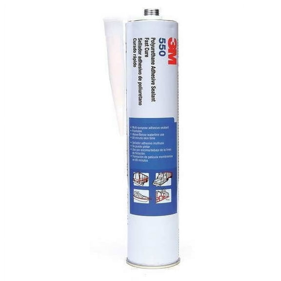 3m Polyurethane Adhesive Sealant,Black,550 550FC