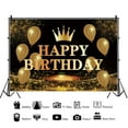 thumbnail image 3 of Happy Birthday Backdrop Banner Background Cloth Photo Props Party Decoration, 3 of 10