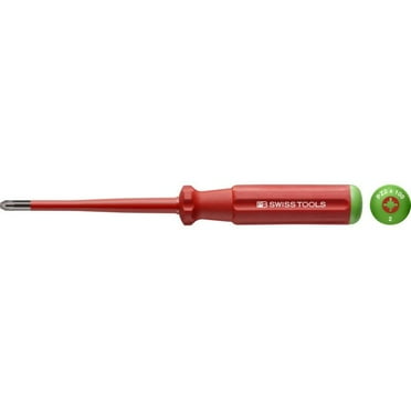 PB Swiss Tools PB 5192.SL 2-100 Classic VDE Insulated Screwdriver PZ2 Slim