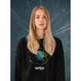 thumbnail image 2 of NASA Nasa Explore The Galaxy Sweatshirt Women -NASA Designs, Female Medium, 2 of 4