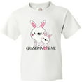 thumbnail image 3 of Inktastic Grandma Loves Me- bunny family Youth T-Shirt, 3 of 5