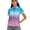Pastel Skull Mermaid Pattern, variant on Whosucclay Soft Workout Shirts, Poinsettia Candy Cane Design Polyester Casual Sports Half Zip Tennis Short Sleeved Shirt for Golf Travel Bowling Size X-Small