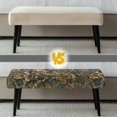 thumbnail image 6 of Yuyamidu Camo Bench Cover for Dining Table Hunting Branch Jacquard Bench Seat Protector Cover with Elastic Edge Easy to Install Furniture Protector Gift for Holiday, 6 of 8