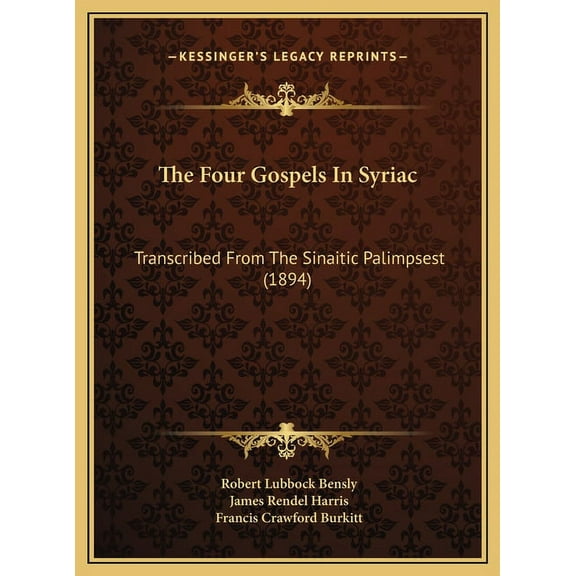 The Four Gospels In Syriac (Hardcover)
