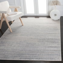 SAFAVIEH Carnegie Zeke Striped Area Rug, Ivory/Gray, 5'1" x 7'6"