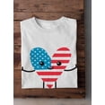 thumbnail image 3 of Happy 4th Of July Cartoon Heart T-Shirt Men -Image by Shutterstock, Male Medium, 3 of 4