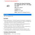 thumbnail image 2 of Front Upper Door Hinge Pin & Bushing Kit - Compatible with 1994 - 1997 Dodge Ram 1500 1995 1996, 2 of 2