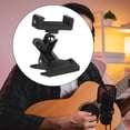 thumbnail image 1 of Soporte para teléfono con guitarra para transmisión , con abrazadera giratoria de 360 ​​grados para guitarra, ideal para enseñanza, conciertos, 1 of 10