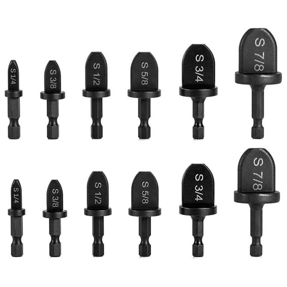 12PCS HVAC Repair Kit, Air Conditioner Tube Expander Swaging Tool w/ Drill Bits