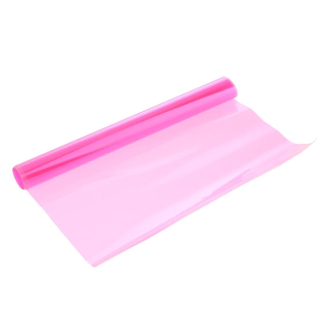 Película transparente de vinilo para delanteros de coche, tinte de luz trasera, de vinilo, rosa Rosado Cola Etiqueta engomada del protector de la luz de niebla