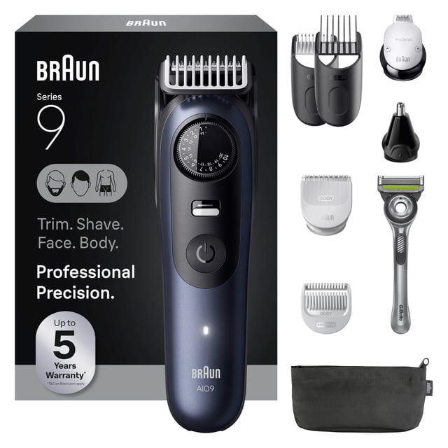 Kit de aseo integral Braun Series 9 para barba y cuerpo AIO 9530