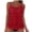 A84 Wine, variant on Xdegoge Women's Tankini Swim Top with Blue Polka Dot Pattern, Ruffle Hem, Adjustable Straps, High Neck, Pair with Bottom for Modest Beachwear & Summer Outings