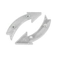 thumbnail image 1 of Almencla 2Pcs Réflecteurs de Rayons Réflecteurs de Roue de Vélo pour le Cyclisme de Nuit Blanc, 1 of 8