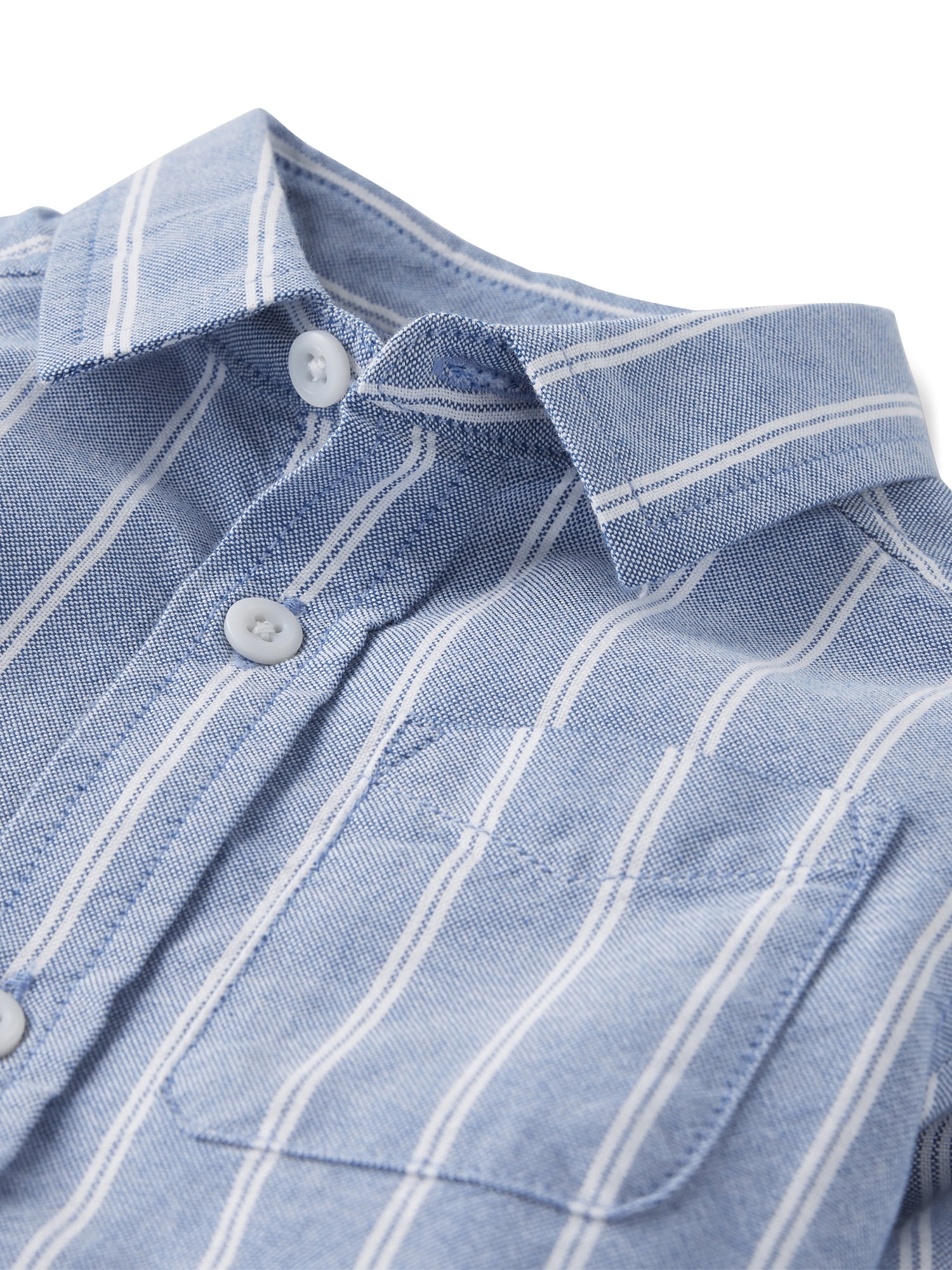 The Children's Place Baby & Toddler Boys Long Sleeve Oxford Button Up Shirt, Sizes 6M-5T
