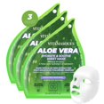 thumbnail image 1 of Vitamasques Mascarilla facial de aloe vera hidratante + mascarilla calmante combinada para reparar y nutrir la piel del rostro (paquete de 3), 1 of 1