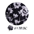 thumbnail image 3 of Men's Black Floral Slim Fit Polo Shirts - 100% Soft Cotton, Small, 3 of 3