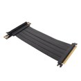 thumbnail image 1 of PCIE 4.0 X16 Riser Cable High Speed Flexible Extender Card Extension Port 90 Degree GPU Extension Cable for RTX 4090 Black 60cm / 23.6in, 1 of 14