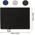 thumbnail image 3 of YOPTOP 3Pc Quick-Dry Microfiber Golf Towels  Tri-Fold Waffle Pattern  Carabiner Clip - Ultra-Fine  Contemporary  Easy-Care Set,Golf Towels,none, 3 of 6