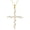 # Style 3 Cross-40mm, variant on 925 Sterling Silver Opal Cross Necklace, 14k Gold Plated White Fire Opal Christian Religious Faith Cross Jewelry For Women, 18 Inches With 2 Inches Extension