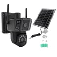 thumbnail image 2 of Cámara De Seguridad Solar 8MP Outdoor Inalámbrico, 4G WiFi, Lente Dual Panorámica Y De Seguimiento, Cámara De Seguridad Para El Hogar Con Visión Nocturna,, 2 of 7